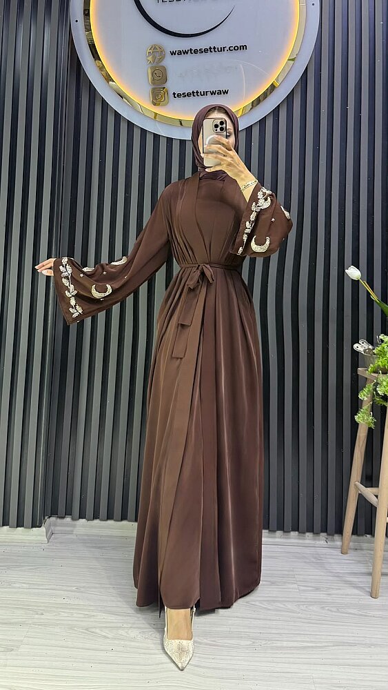 Gece Abaya Takım - 18
