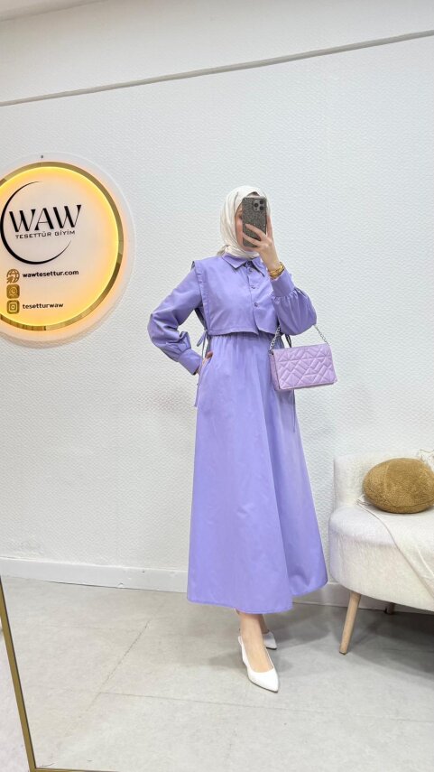 1 AL 1 BEDAVA - Gömlekli Elbise - 1