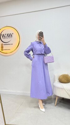 Gömlekli Elbise - Waw Tesettür