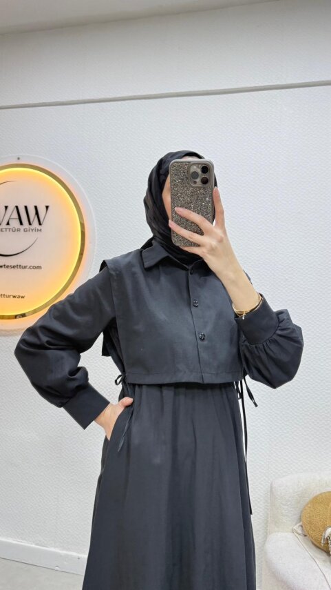 Gömlekli Elbise - 8