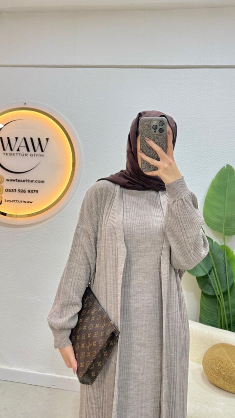 Hırkalı Triko Takım - 1