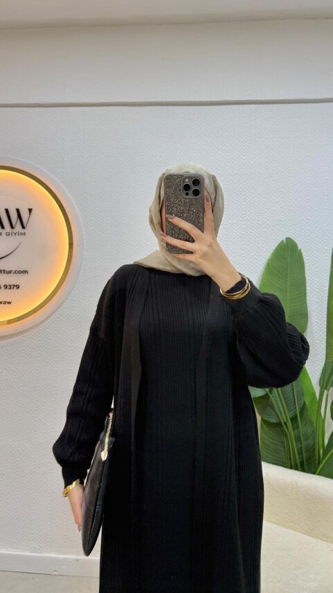 Hırkalı Triko Takım - 5