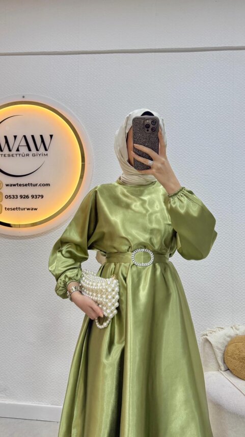 1 ALANA 1 BEDAVA - Hüma Elbise - 8