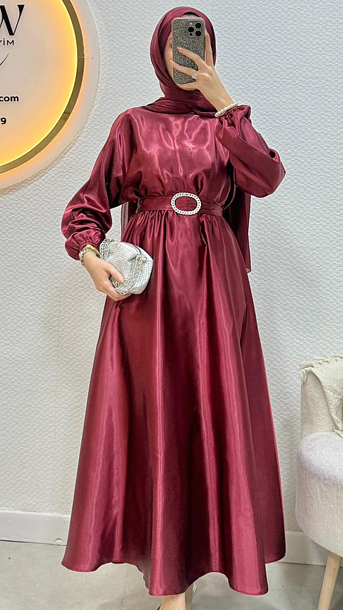 Hüma Elbise - Waw Tesettür