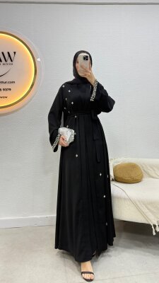 1 AL 1 BEDAVA - İnci Abaya - Waw Tesettür