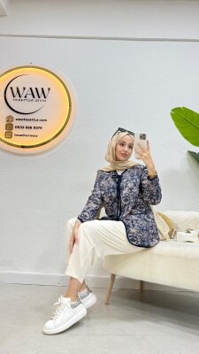 İpli Etnik Desen Ceket - 6