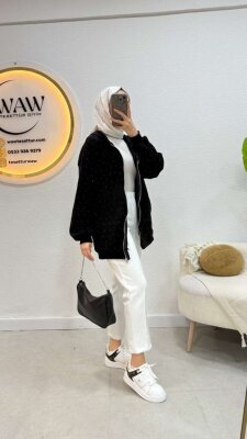 Jale Kapüşonlu Hırka - 4