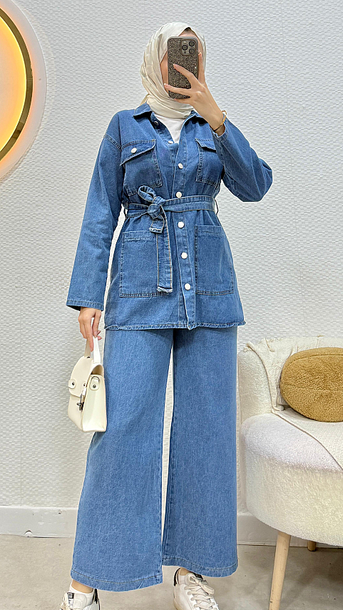 1 AL 1 BEDAVA - Jean Takım - Waw Tesettür