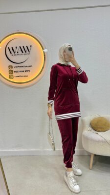 1 AL 1 BEDAVA - Kadife Takım - 9