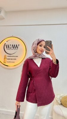 1 AL 1 BEDAVA - Kapitone Ceket - 2