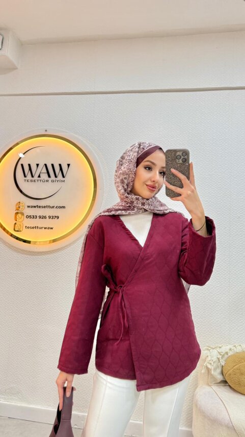 1 AL 1 BEDAVA - Kapitone Ceket - 2