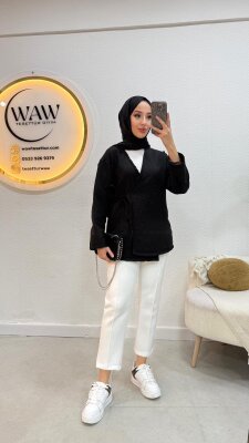 1 AL 1 BEDAVA - Kapitone Ceket - 7