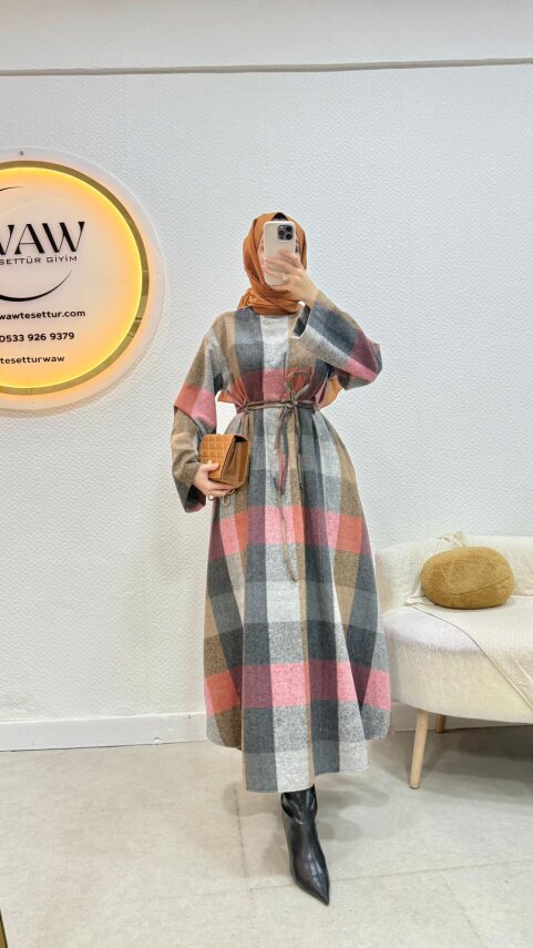 1 AL 1 BEDAVA - Kareli Elbise - 5