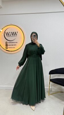 Kasım İndirimi - Neşe elbise - Waw Tesettür