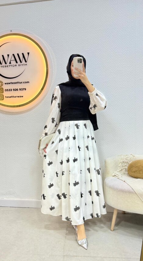 1 AL 1 BEDAVA - Kırlangıç Elbise - 2