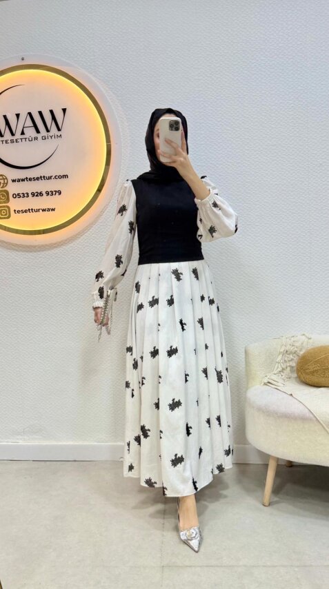 1 AL 1 BEDAVA - Kırlangıç Elbise - 3