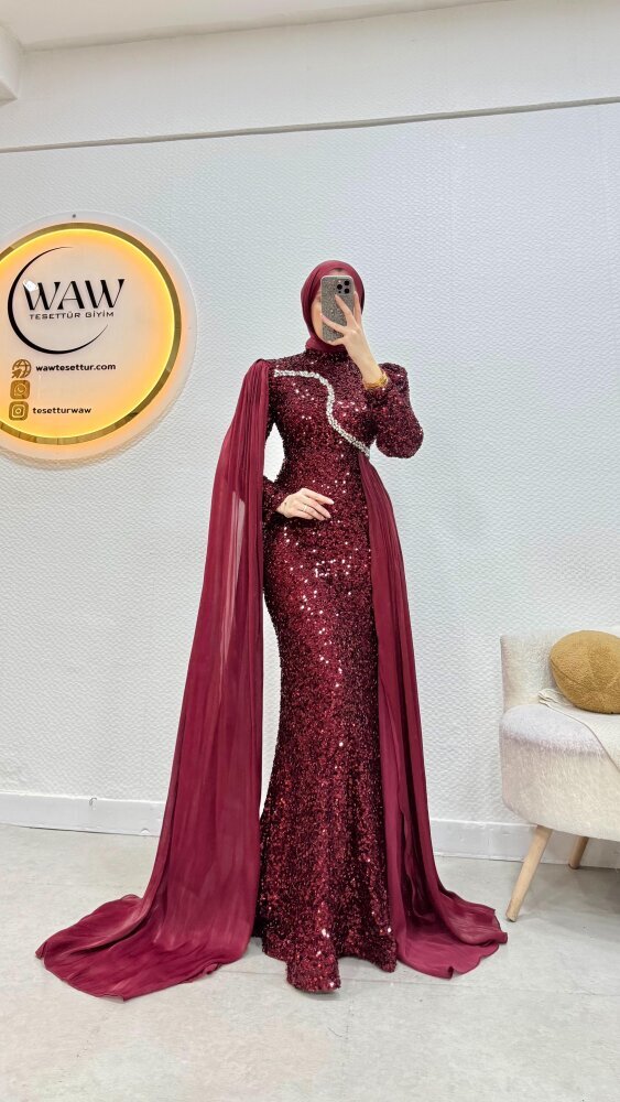 Kristal Abiye - Waw Tesettür