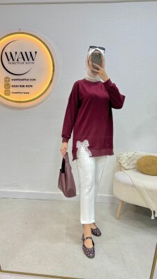 1 AL 1 BEDAVA - Kurdeleli Tunik - 11