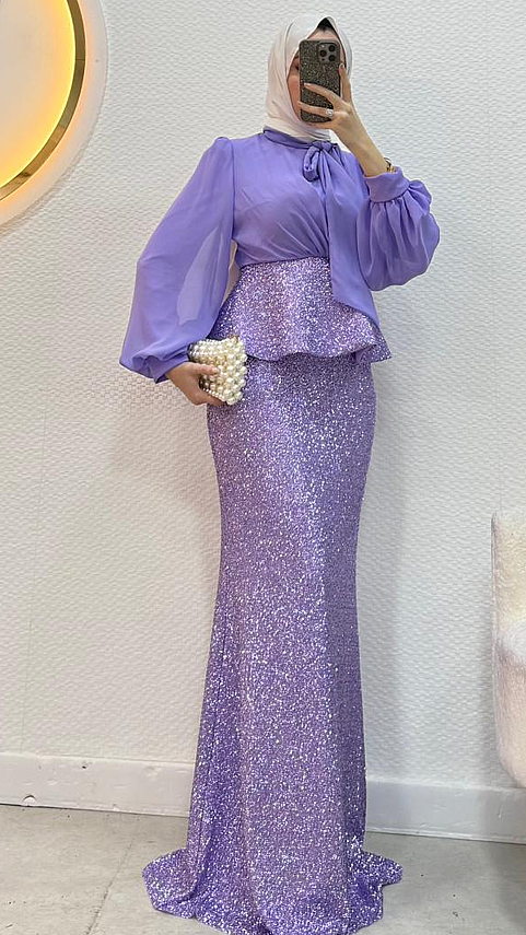 Lavanta Takım - Waw Tesettür