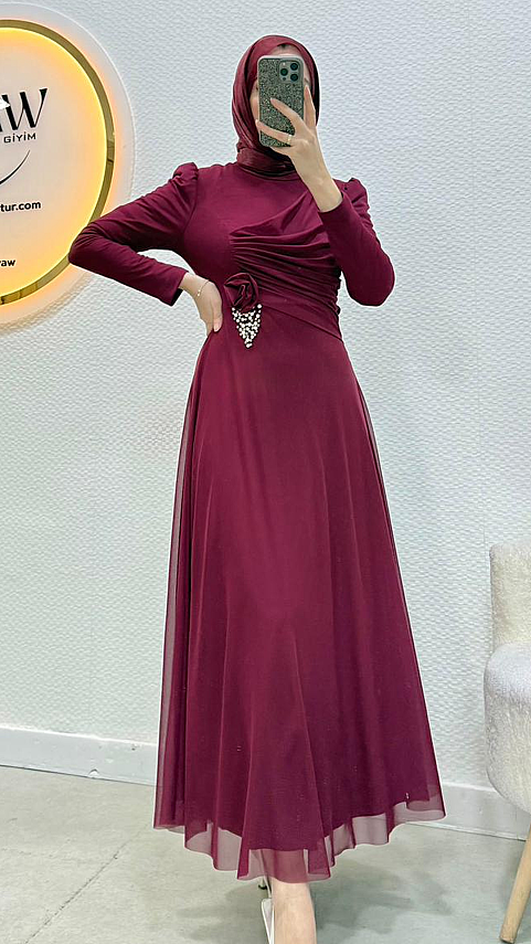 1 AL 1 BEDAVA - Lavin Elbise - Waw Tesettür