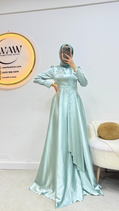 Manolya Abiye - Şal Hediyeli - 7