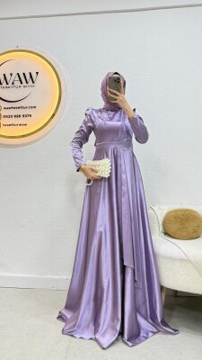 Manolya Abiye - Şal Hediyeli - Waw Tesettür