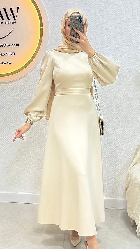 1 AL 1 BEDAVA - Milena Elbise - Waw Tesettür