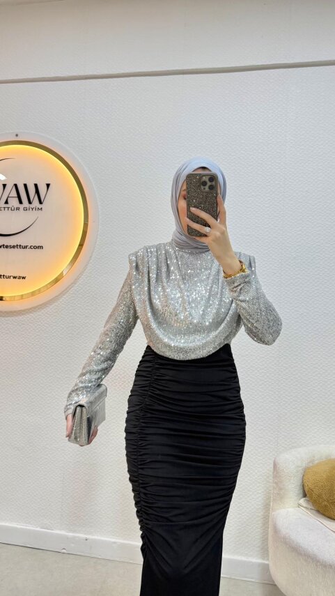 1 AL 1 BEDAVA - Natalia Abiye Elbise - 2