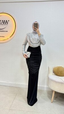 1 AL 1 BEDAVA - Natalia Abiye Elbise - 3