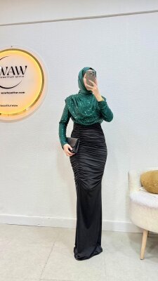 1 AL 1 BEDAVA - Natalia Abiye Elbise - 4