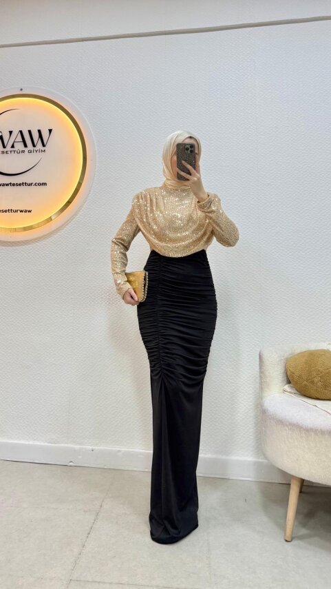 1 AL 1 BEDAVA - Natalia Abiye Elbise - 8