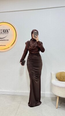 1 AL 1 BEDAVA - Natalia Abiye Elbise - 12