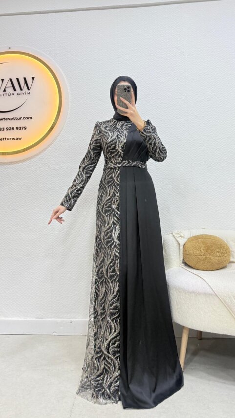 Nefes Abiye - Şal Hediyeli - 1