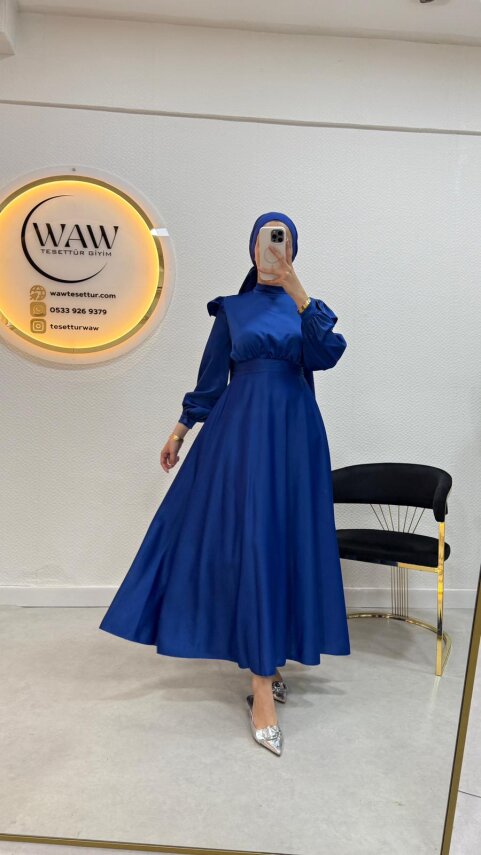 Nesrin Elbise - Şal Hediyeli - 3