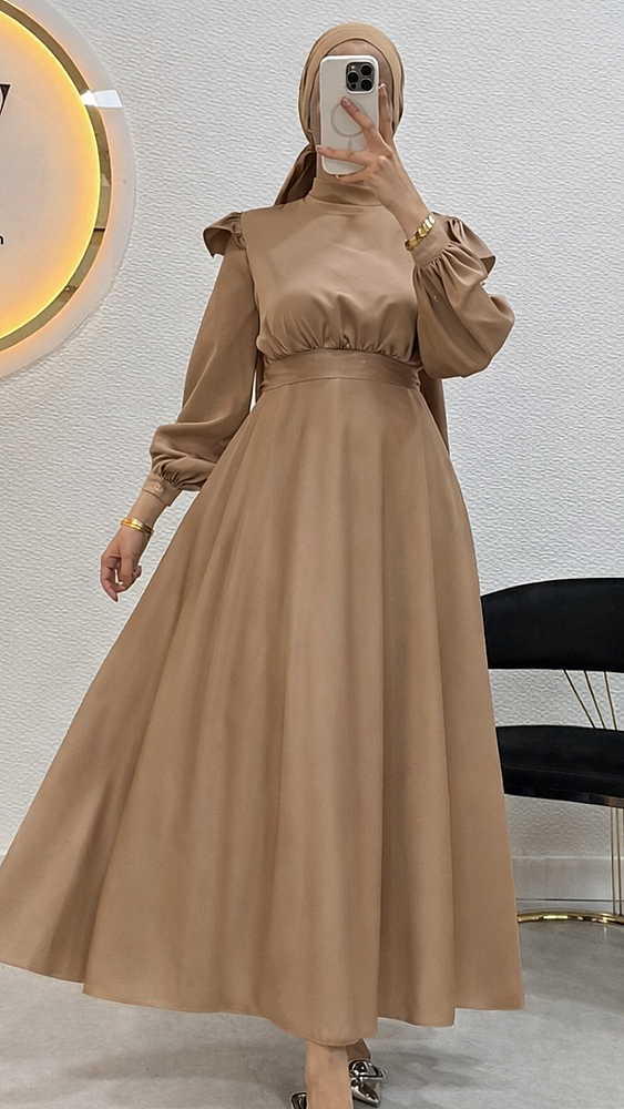 Nesrin Elbise - Şal Hediyeli - 1