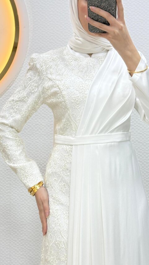 Nikah Elbisesi - Şal Hediyeli - 3