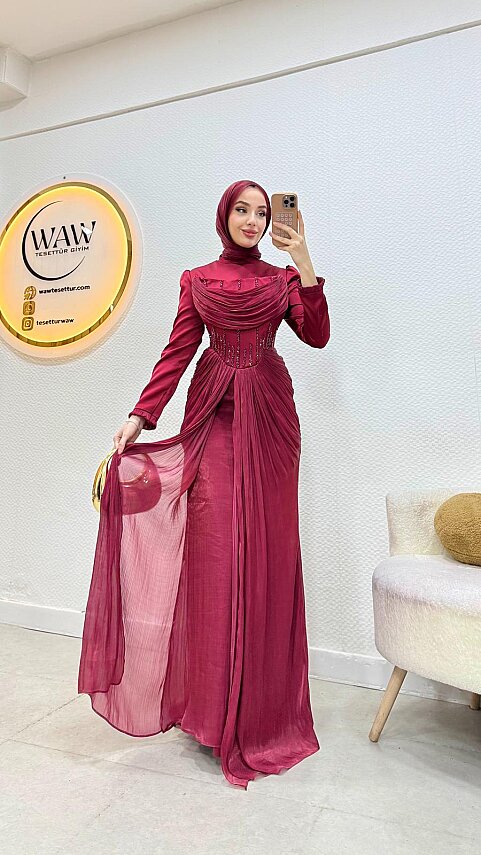 OLİVİA ABİYE ELBİSE - 9