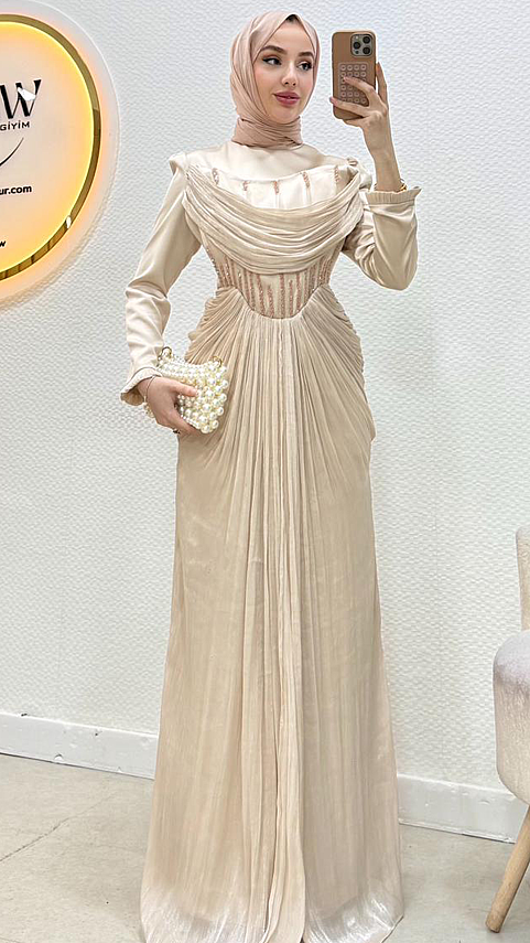 Olivia Abiye Elbise - Waw Tesettür