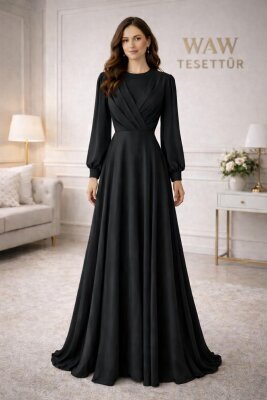 Önü Çapraz Şifon - Şal Hediyeli - Waw Tesettür