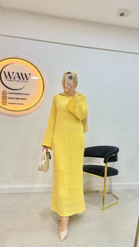 Örgü Elbise - 2