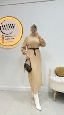 Örgü Triko Elbise - 2