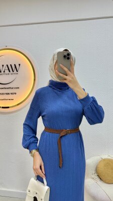 Örgü Triko Elbise - 4