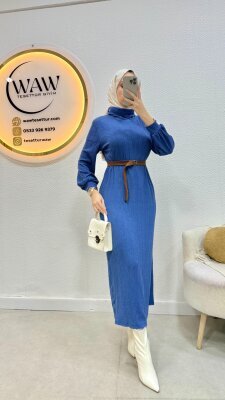 Örgü Triko Elbise - 4