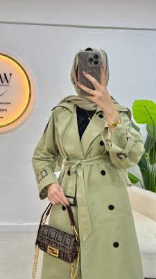 Oversize Trençkot - Waw Tesettür