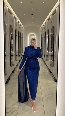 Parla Abiye Elbise - Waw Tesettür