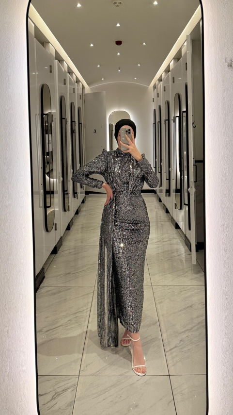 Parla Abiye Elbise - 9