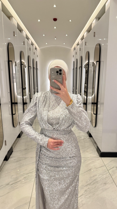 Parla Abiye Elbise - 12