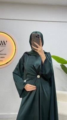 Pelerinli Saten Abiye - 6