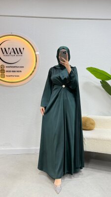 Pelerinli Saten Abiye - 7