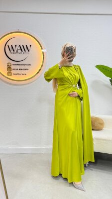 Pelerinli Saten Abiye - 10